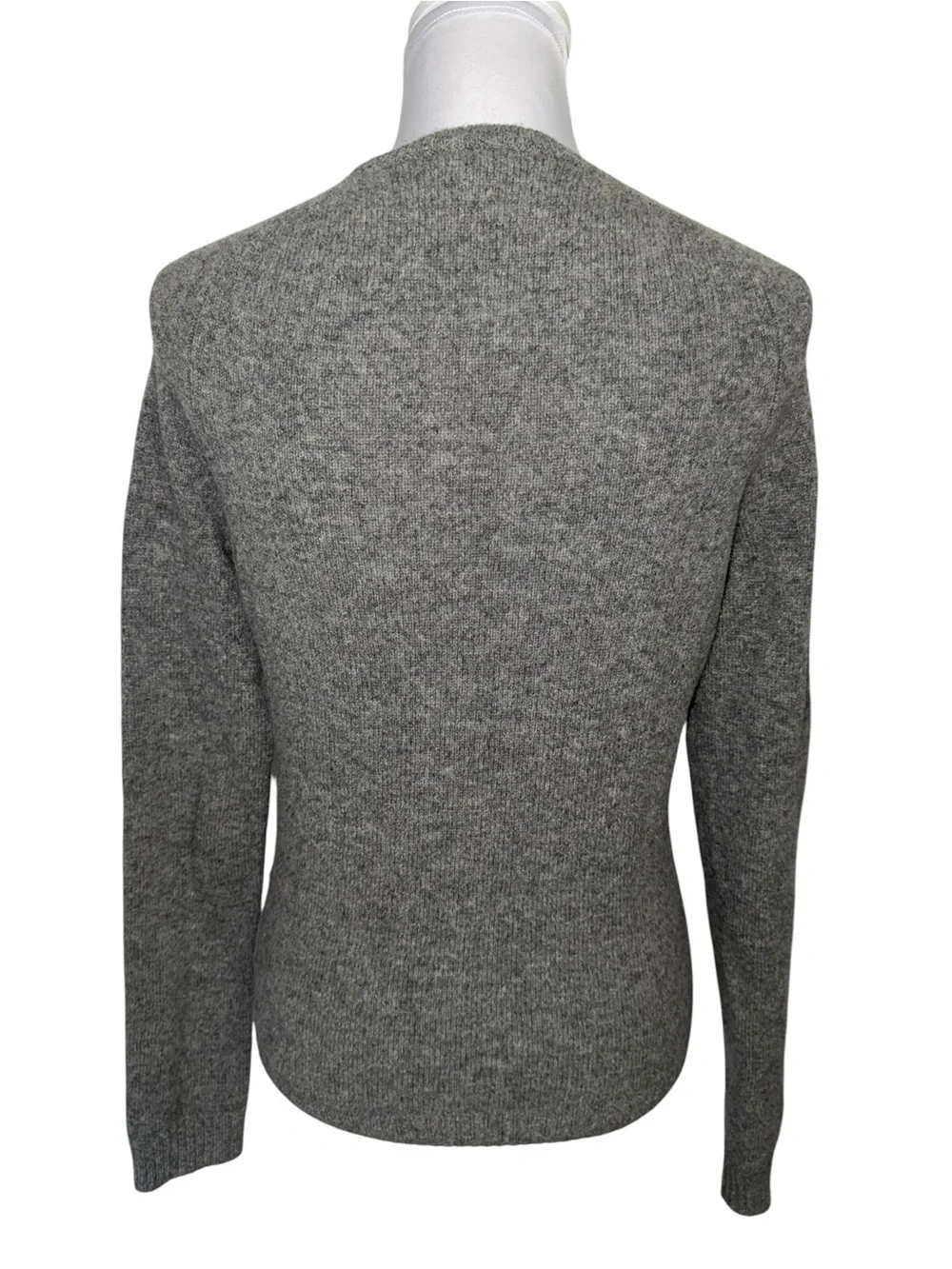 J.Crew 100% Lambswool Argyle Sweater Gray Blue Brown‎ Women’s Small Crewneck
